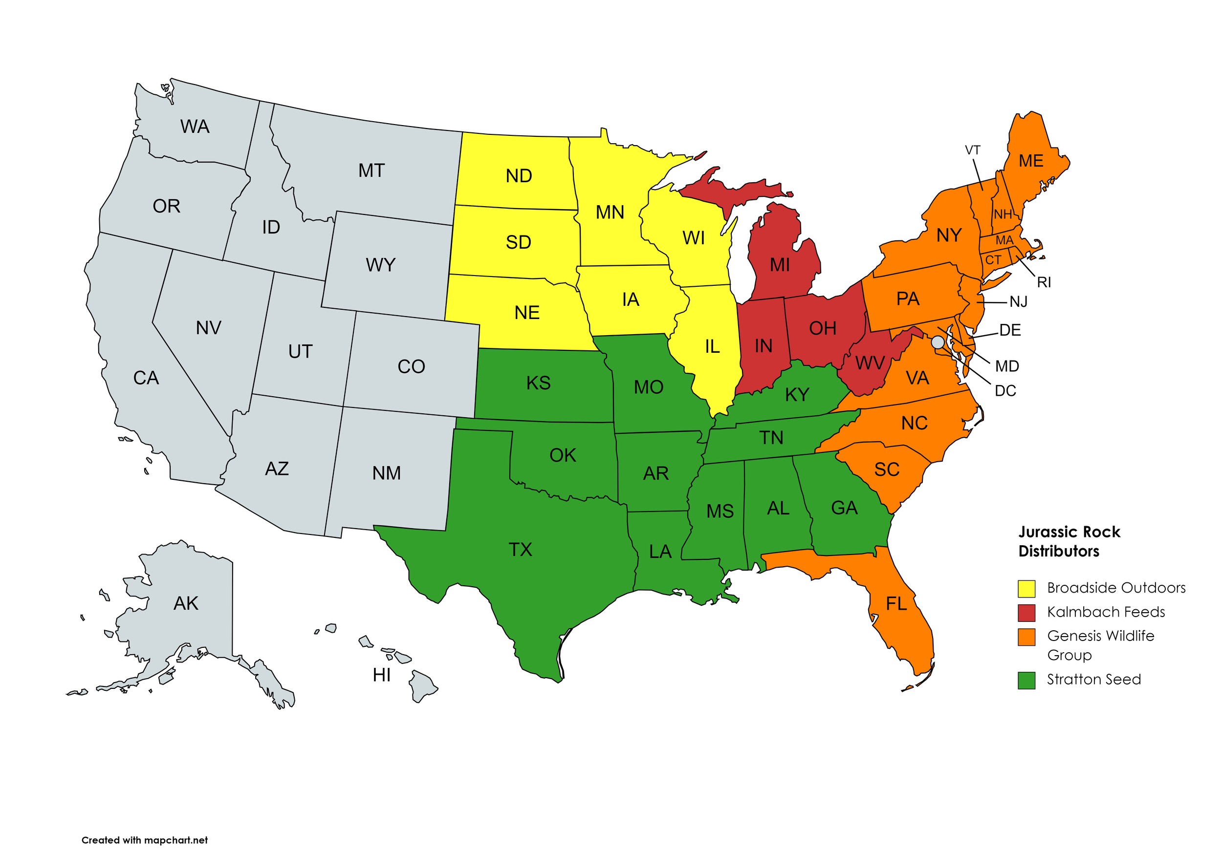 Jurassic Rock - Planting dates